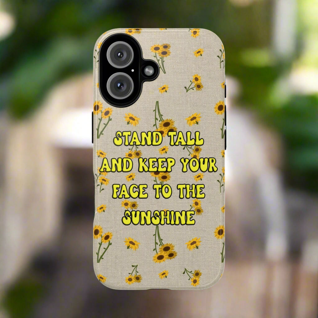 Phone Case - Your face to the sun design