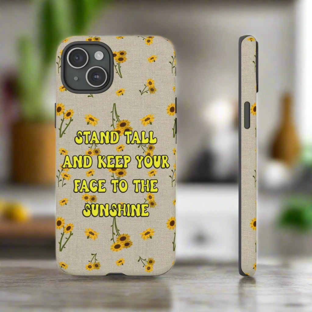Phone Case - Your face to the sun design