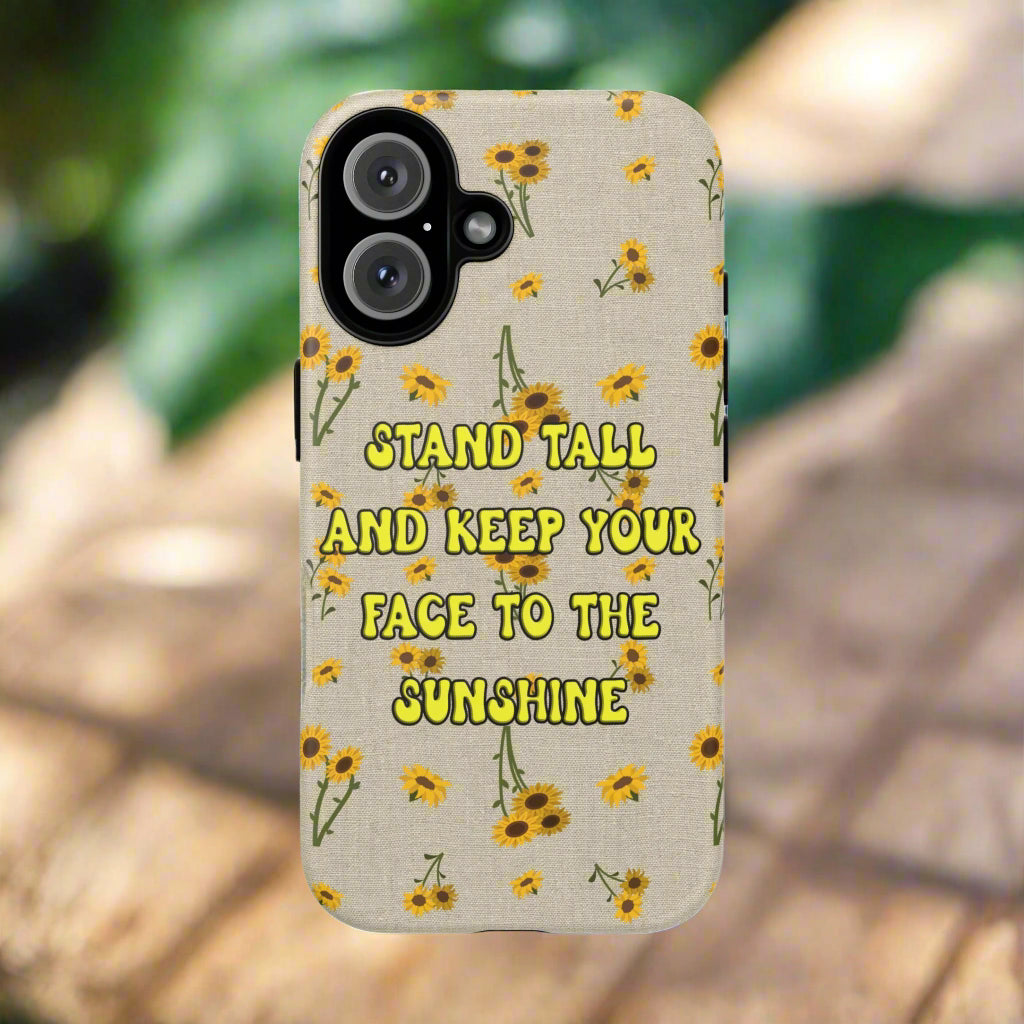 Phone Case - Your face to the sun design