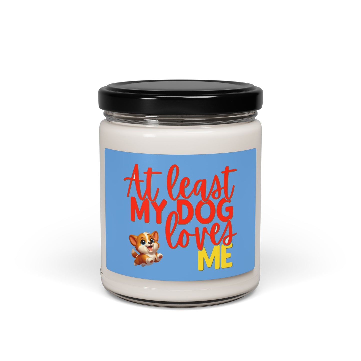 Soy Candle Corgi Valentine , 9oz