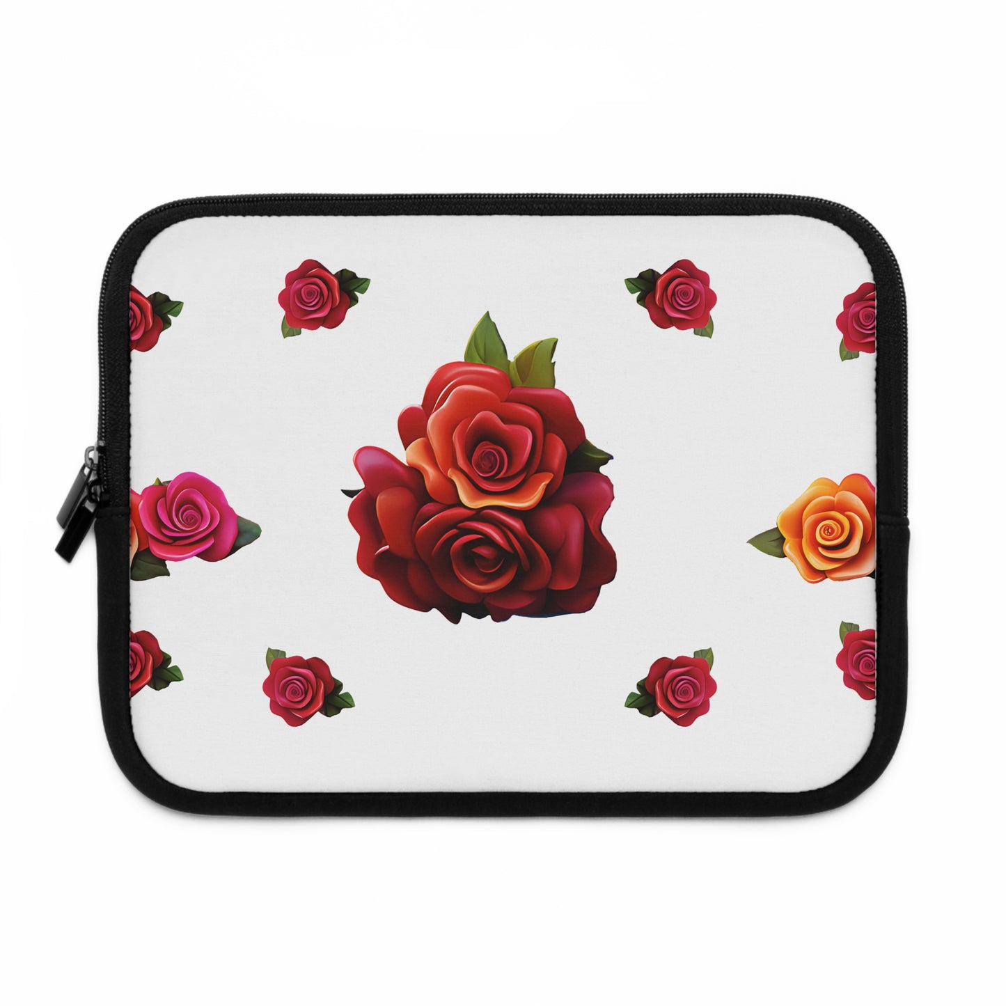 Laptop Sleeve - Day of the Dead Rose Pattern