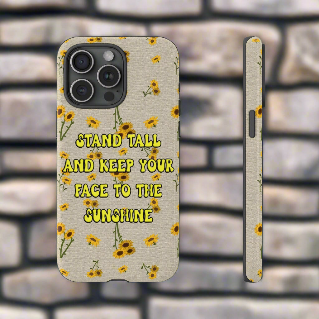 Phone Case - Your face to the sun design