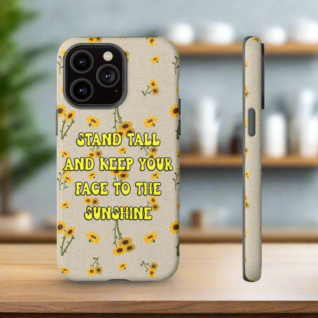Phone Case - Your face to the sun design