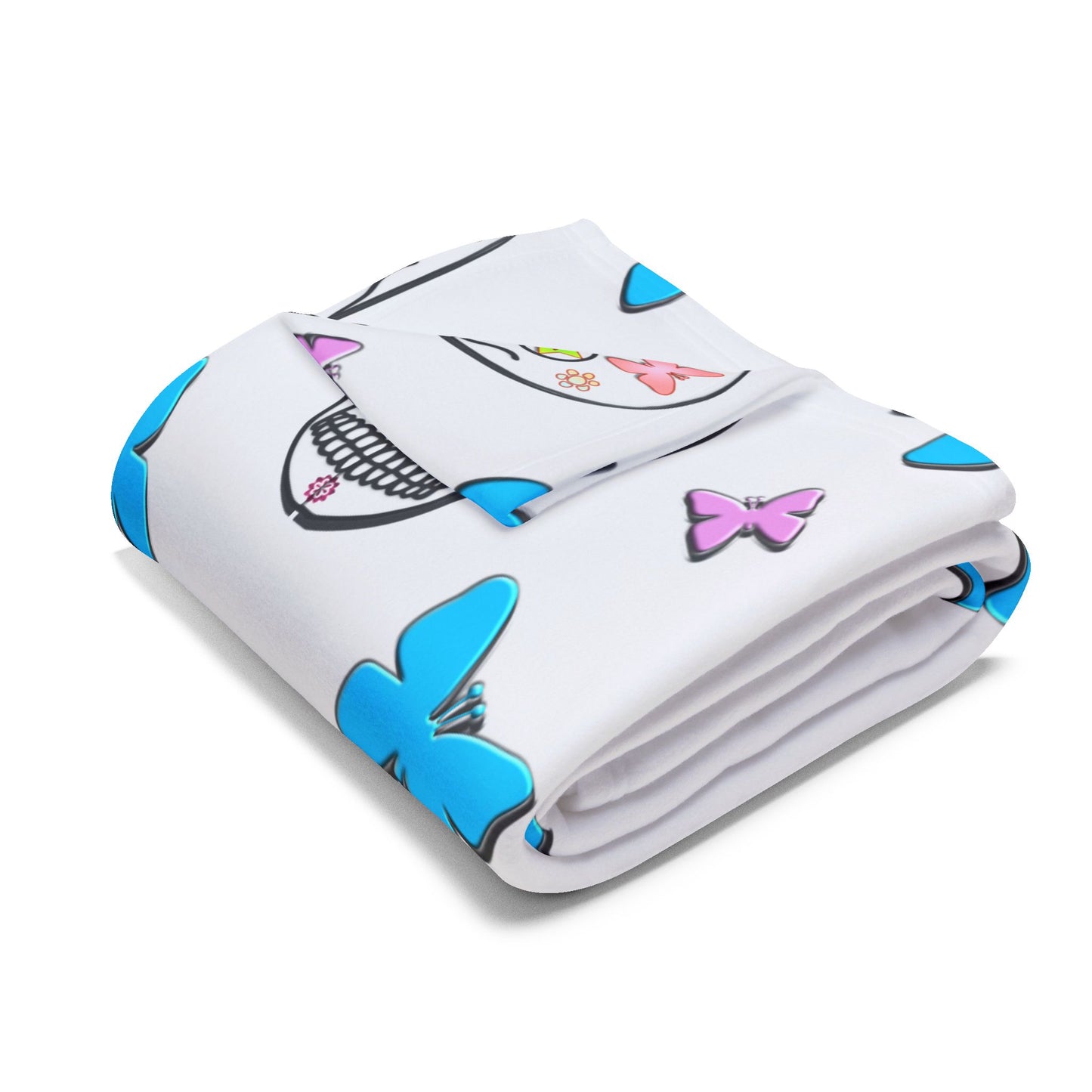 Fleece Blanket - Day of the Dead Original Design