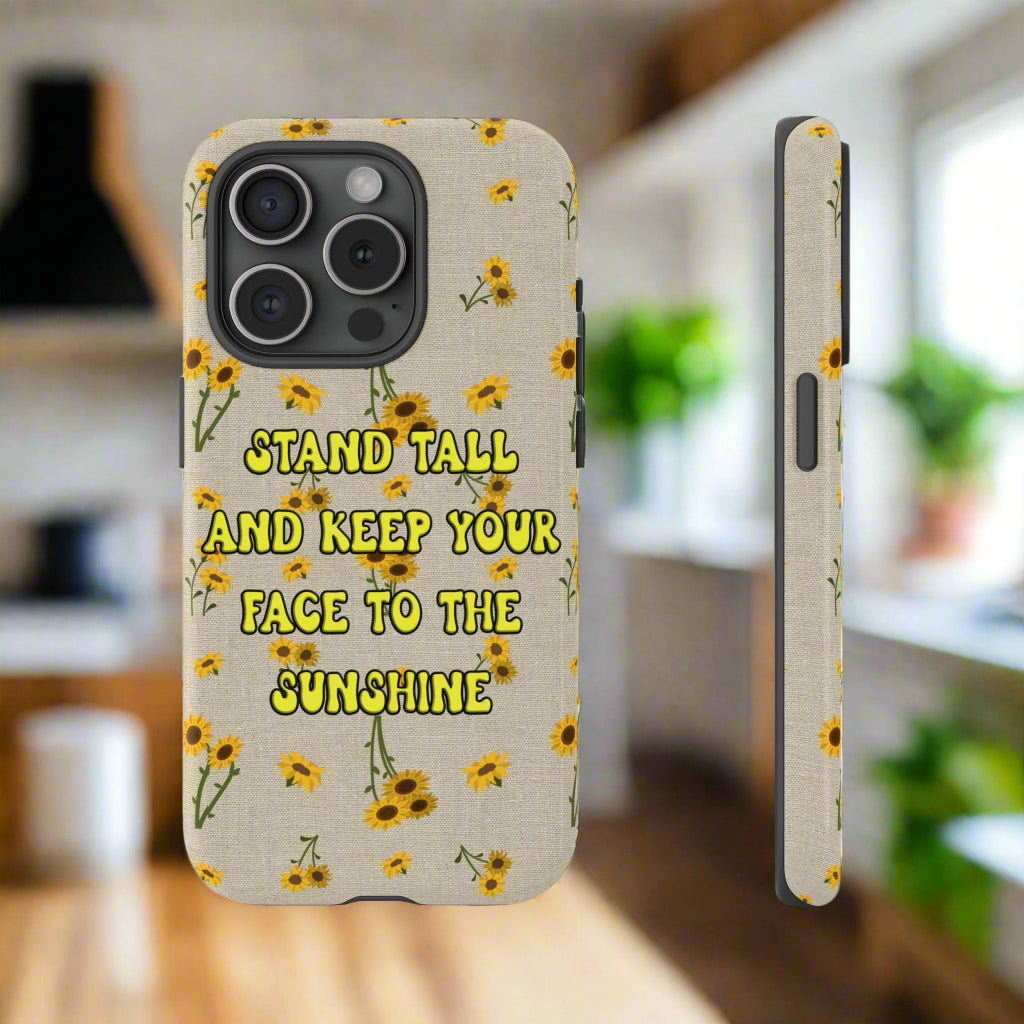 Phone Case - Your face to the sun design