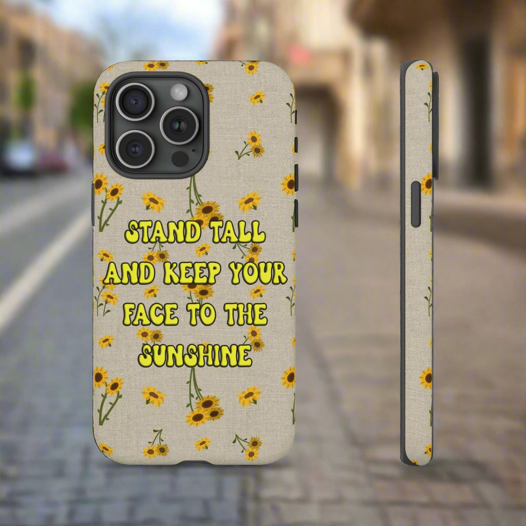 Phone Case - Your face to the sun design