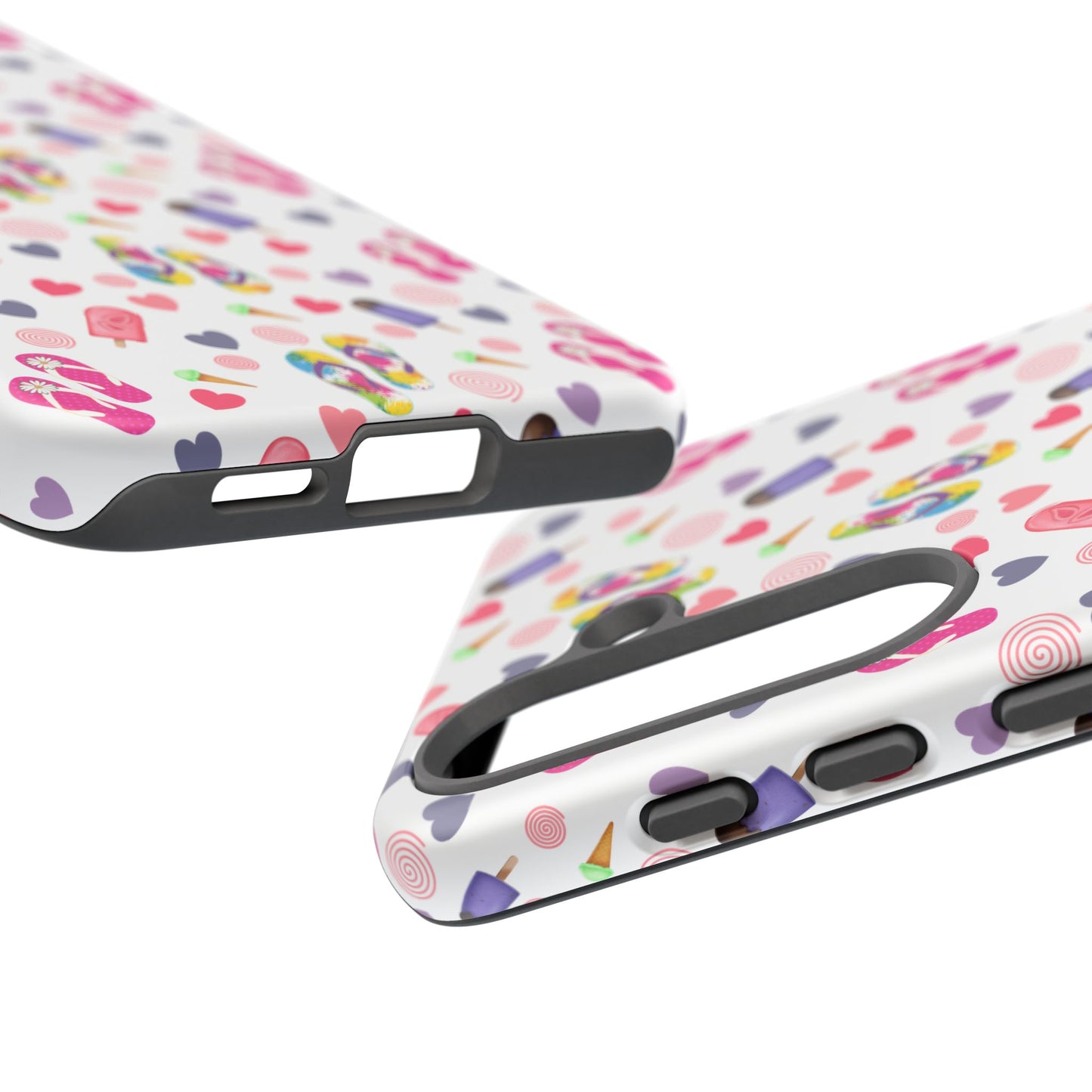 Phone Case Tough Cases - Summer Flip Flops Design