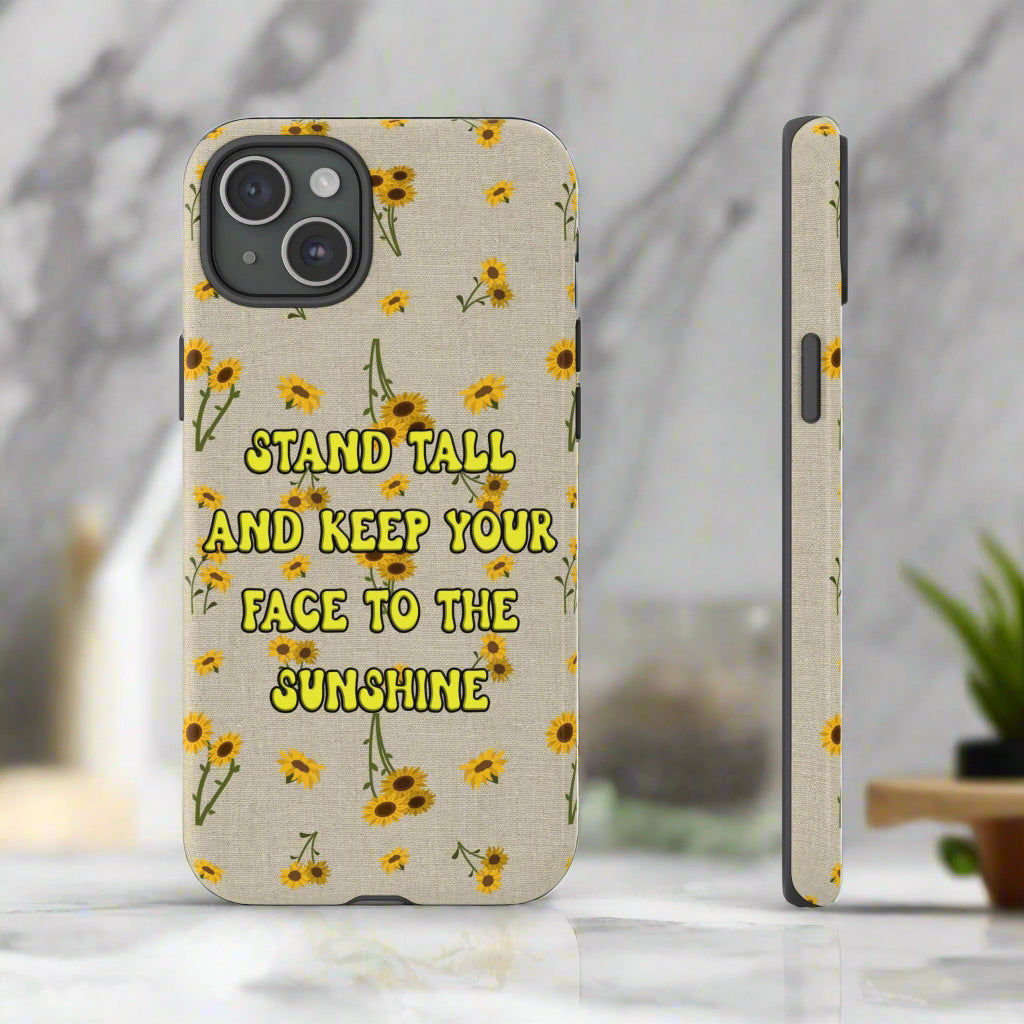 Phone Case - Your face to the sun design