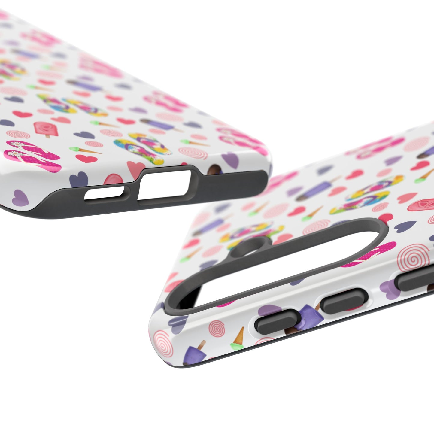 Phone Case Tough Cases - Summer Flip Flops Design