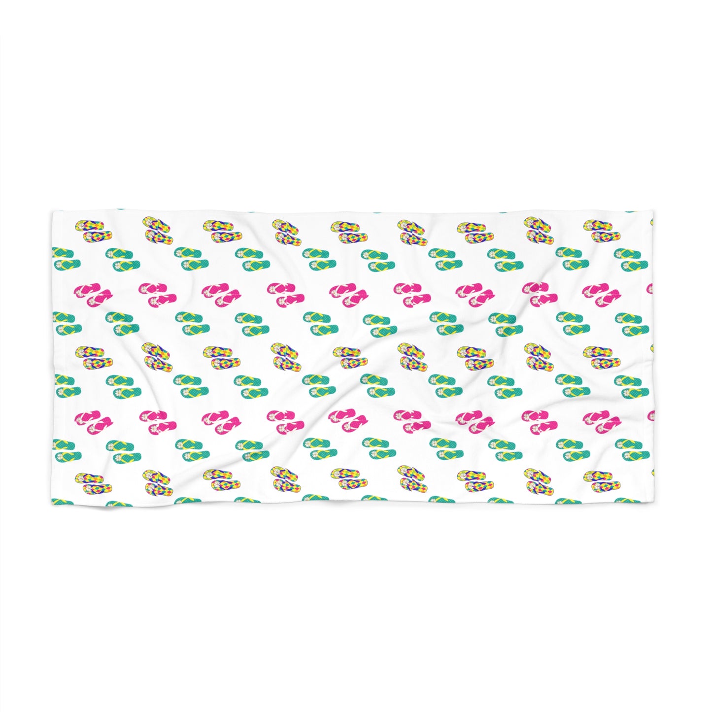 Colorful Tropical Vibes Beach Towel – Perfect for Summer Fun, Pool Parties & Vacations