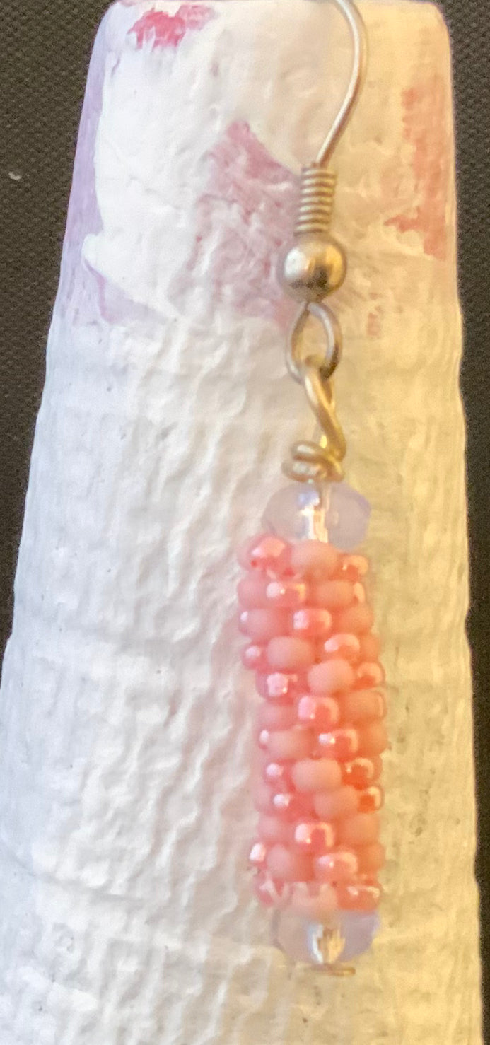pinki crystal barrel earring