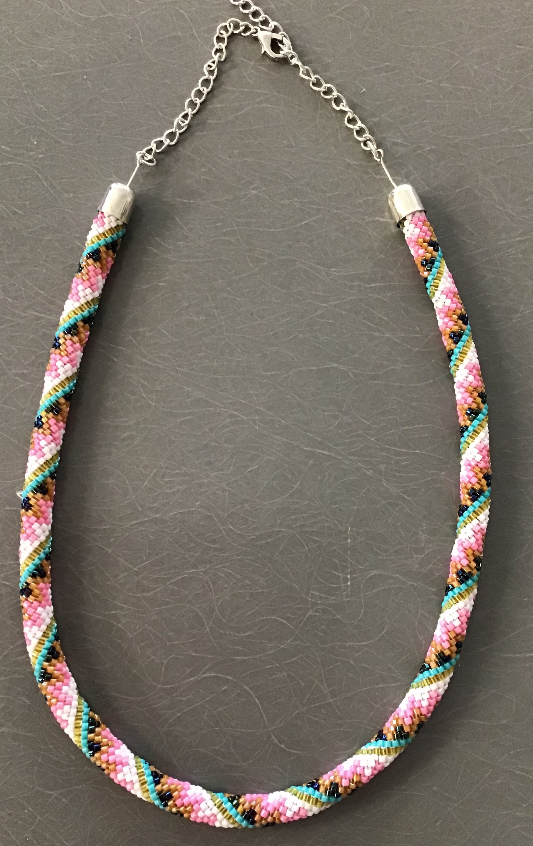 digital beading pattern for peyote with a twist desert diamonds
