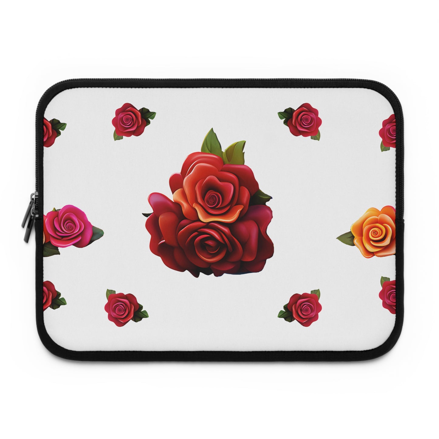 Laptop Sleeve - Day of the Dead Rose Pattern