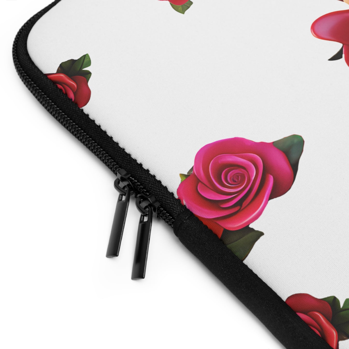 Laptop Sleeve - Day of the Dead Rose Pattern