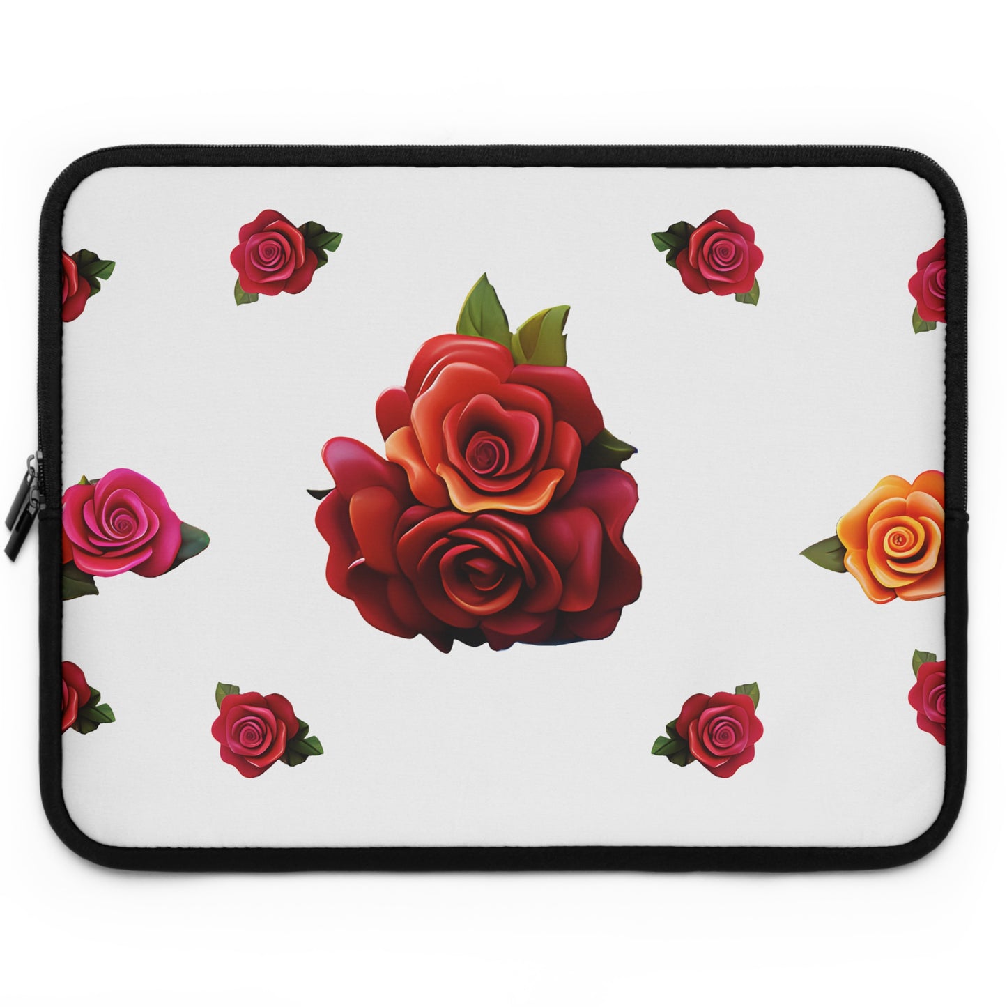 Laptop Sleeve - Day of the Dead Rose Pattern