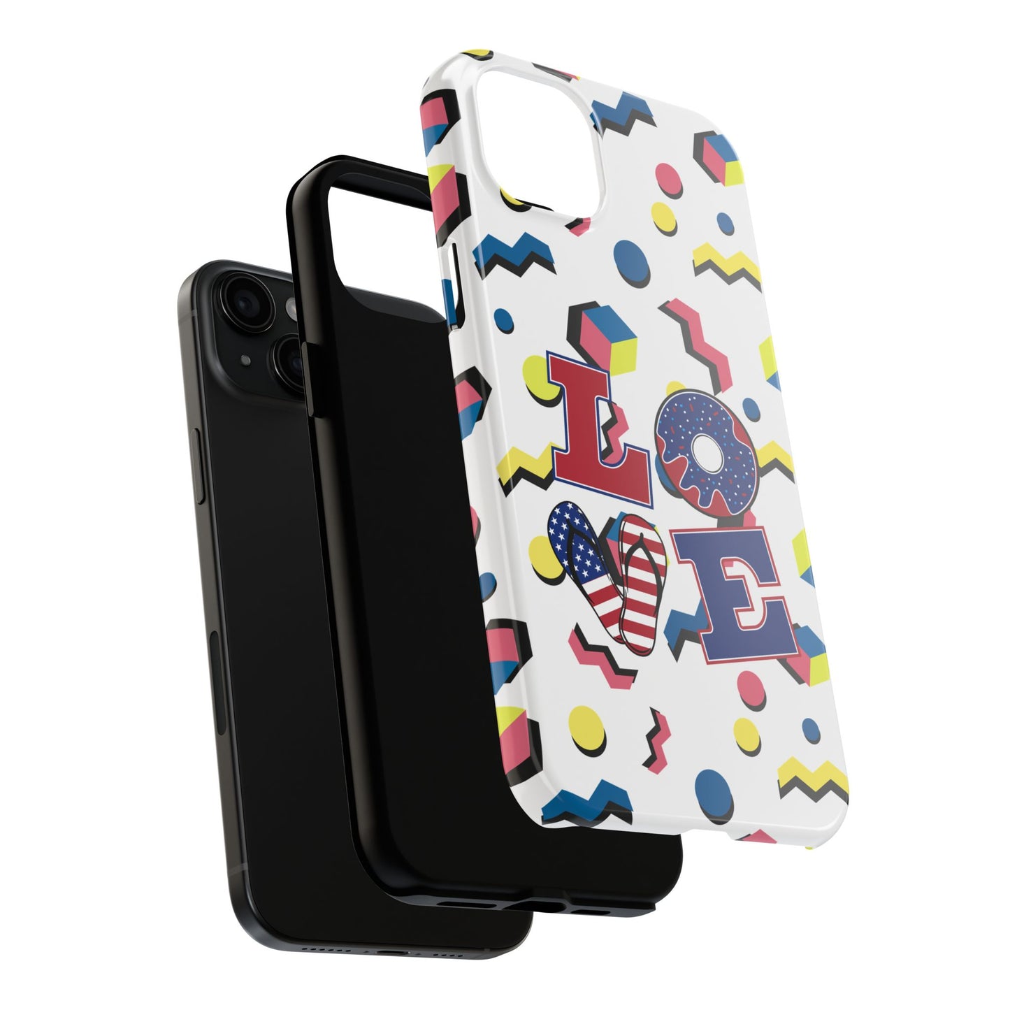 Tough Phone Cases - Love American Style iPhone Case