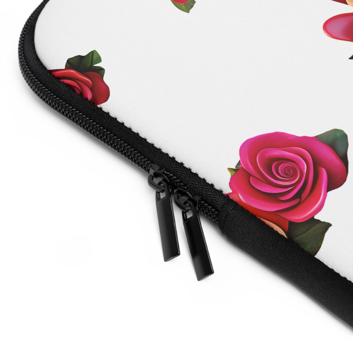 Laptop Sleeve - Day of the Dead Rose Pattern