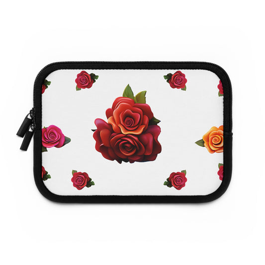 Laptop Sleeve - Day of the Dead Rose Pattern