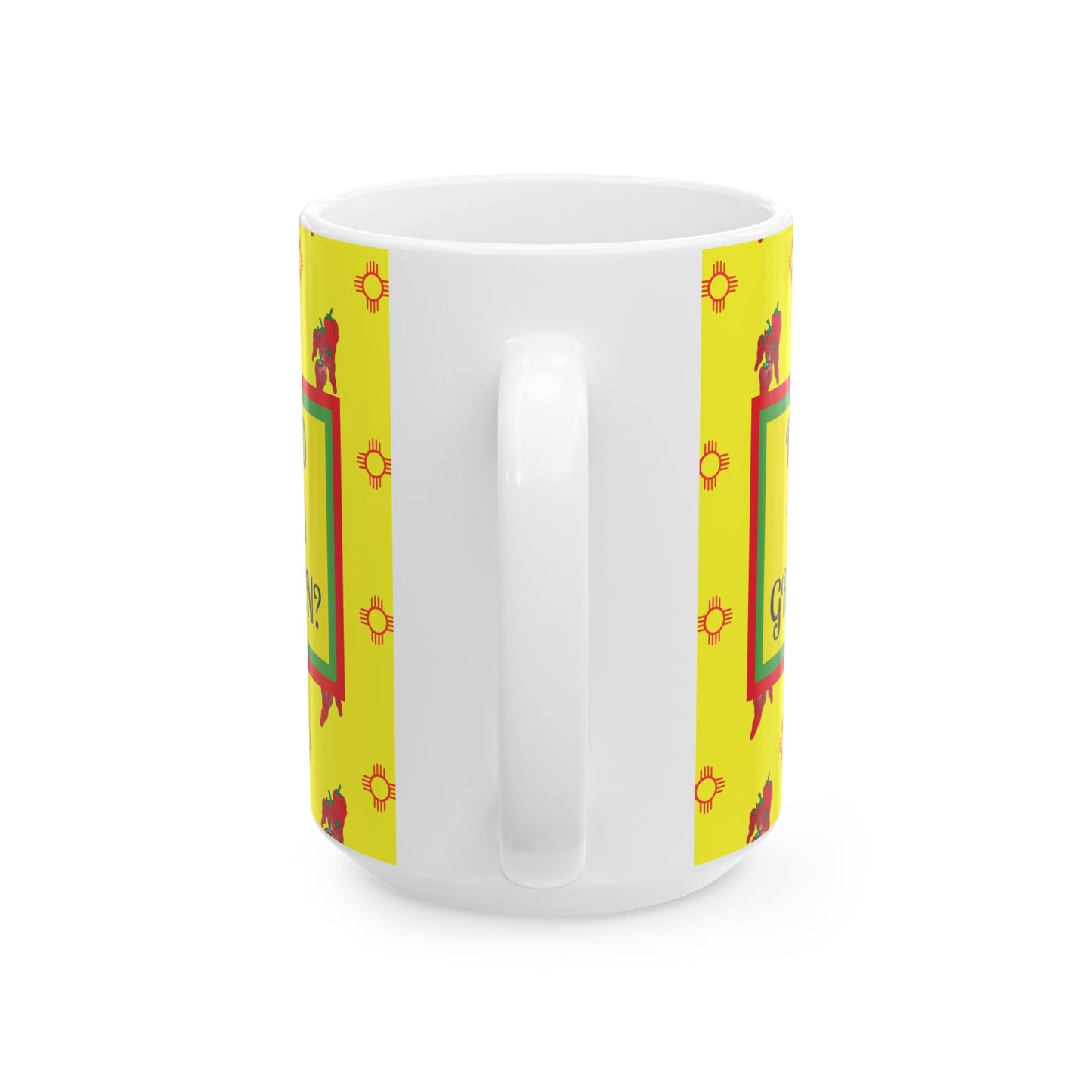 Mug - New Mexico State Question Ceramic Mug (11oz, 15oz)