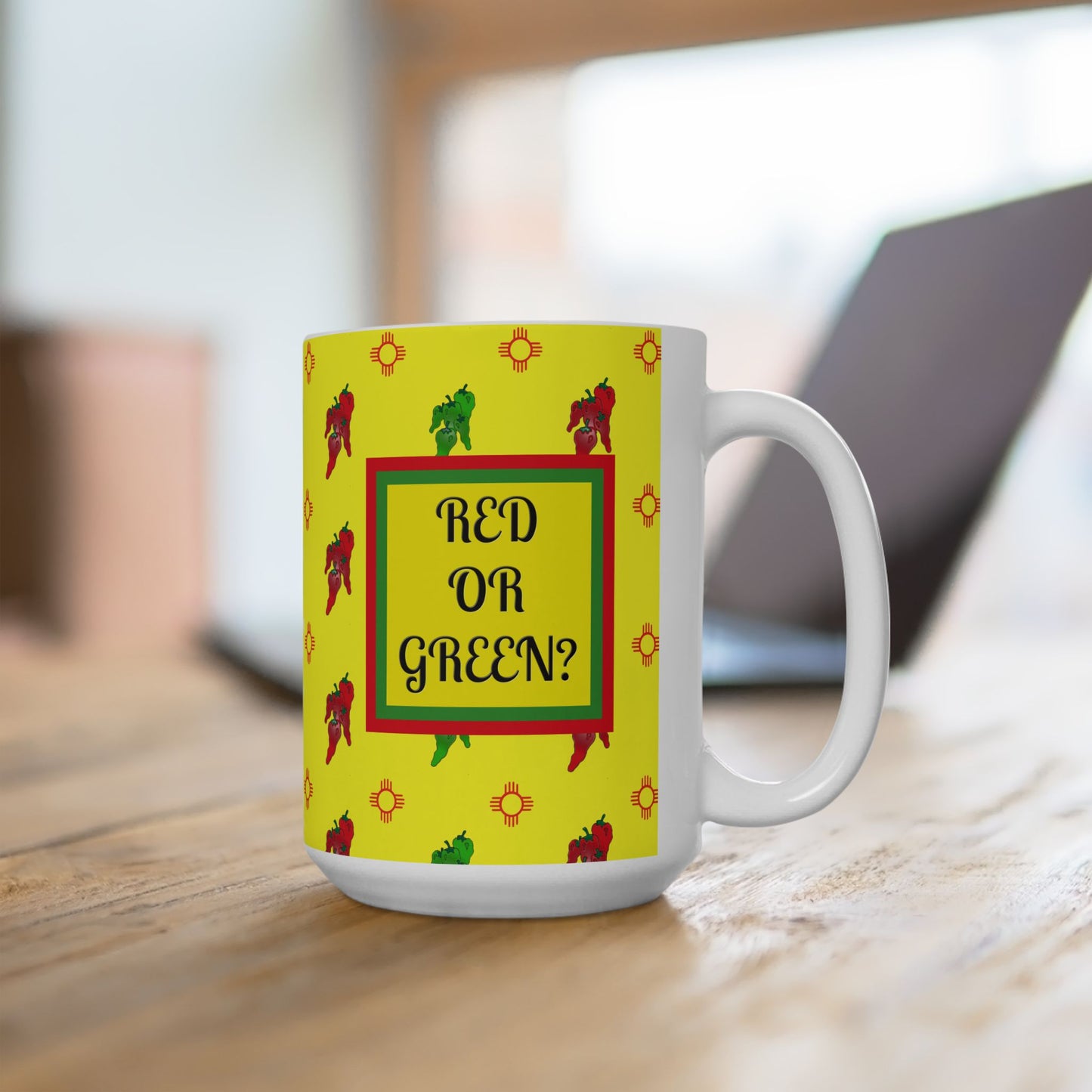 Mug - New Mexico State Question Ceramic Mug (11oz, 15oz)
