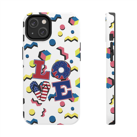 Tough Phone Cases - Love American Style iPhone Case