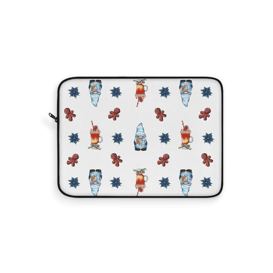 Laptop Sleeve - Funny Cute Christmas Gnomes