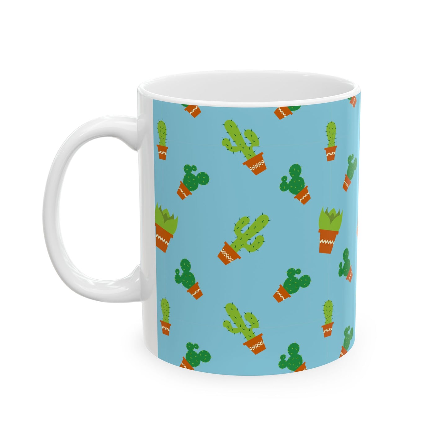 Cactus Ceramic Mug, Cute Plant Gifts, Kitchen Decor, Coffee Lover Gift, Housewarming, Eco-Friendly Mug