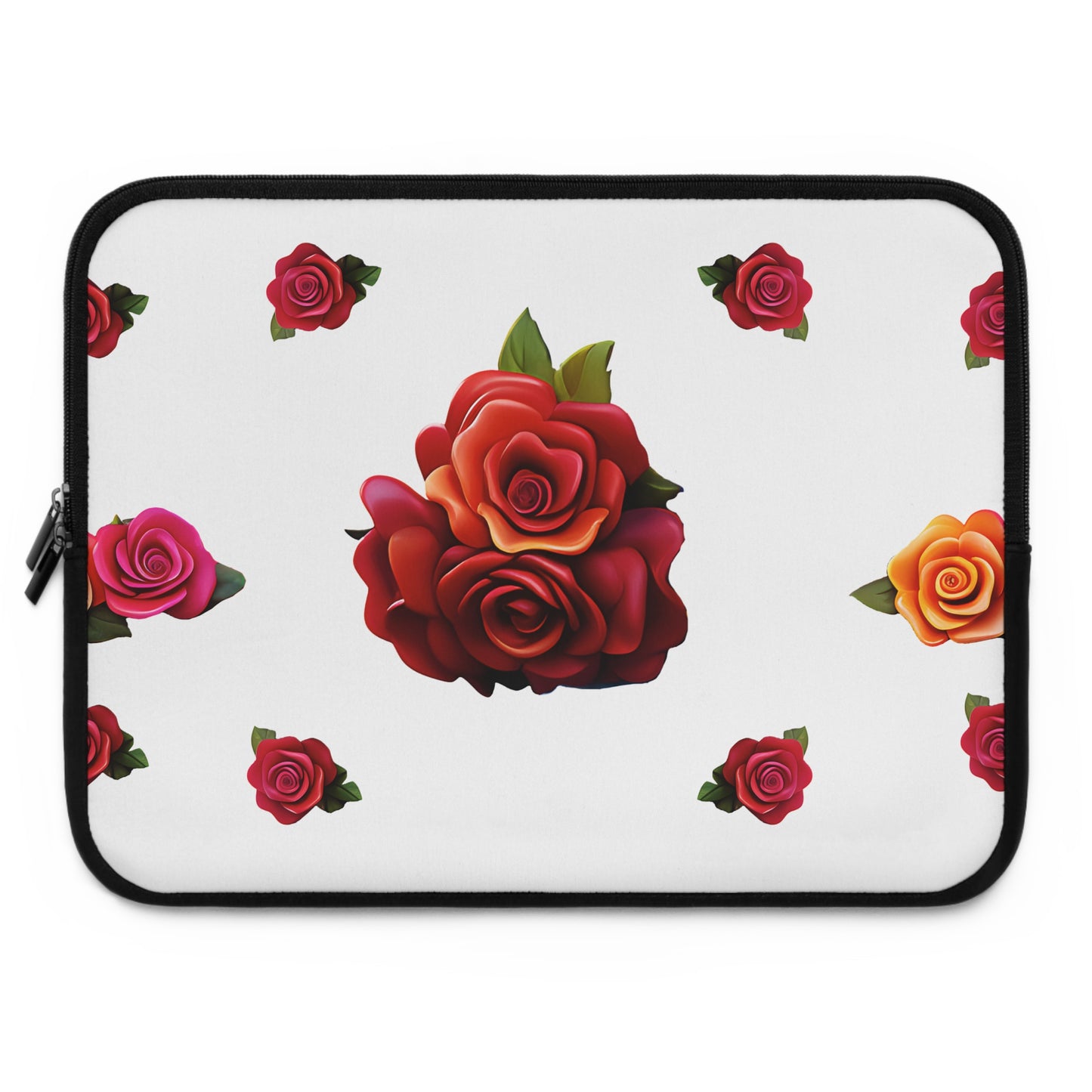 Laptop Sleeve - Day of the Dead Rose Pattern