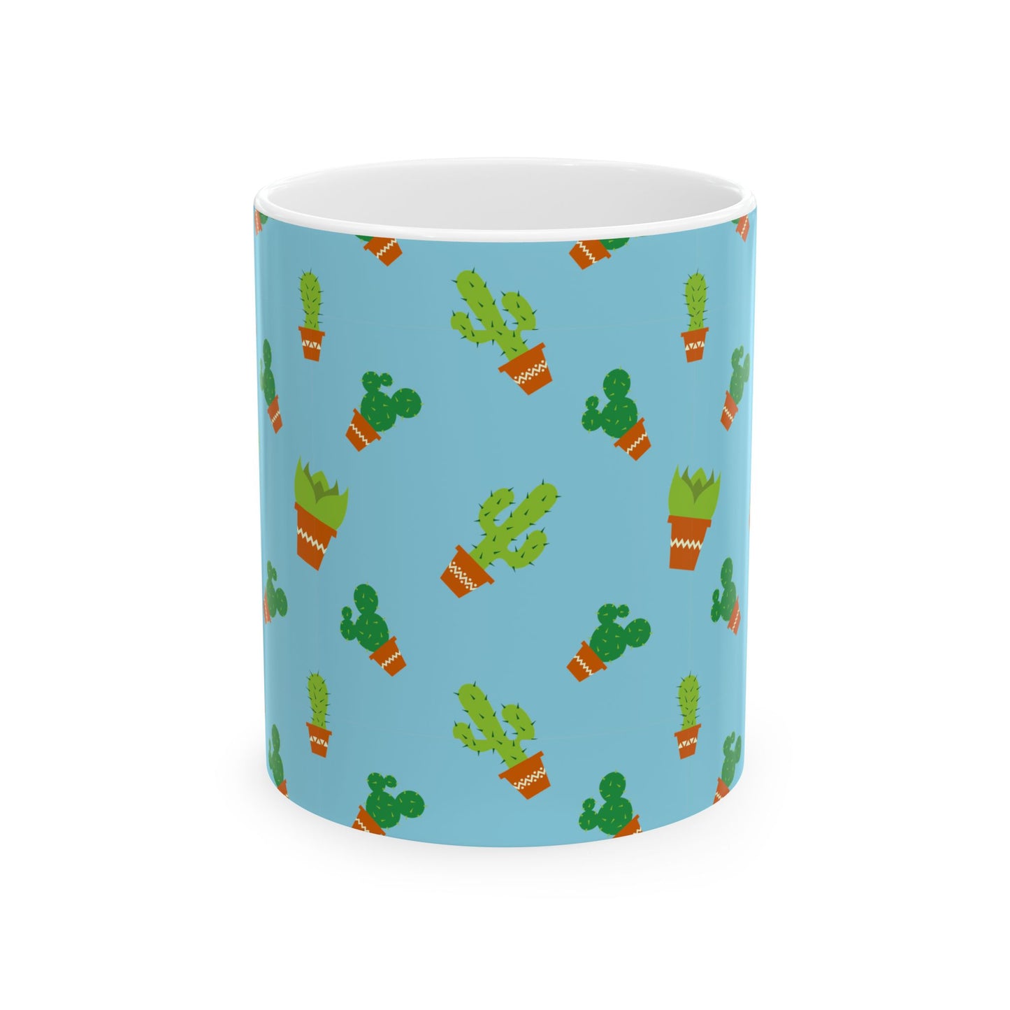 Cactus Ceramic Mug, Cute Plant Gifts, Kitchen Decor, Coffee Lover Gift, Housewarming, Eco-Friendly Mug