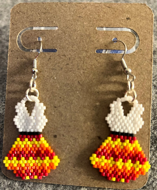 Dress Shaped Earrings